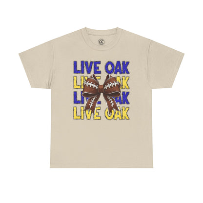 Live Oak Eagles Football Tee, Unisex Cotton Shirt, Sports Fan Apparel, Game Day Outfit, Team Spirit Clothing