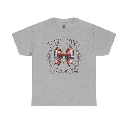 Touchdown Football Club Unisex Cotton Tee - Perfect for Game Day, Sports Fans, Gifts for Coaches, Tailgating, Football Season