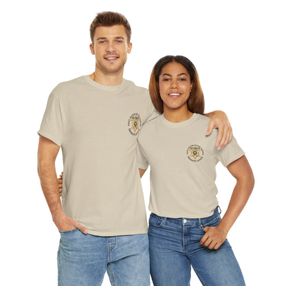 Pocket Front, Design on Back EBRSO Badge Retired Sheriff Heavy Cotton Tee, Unisex Tee, Law Enforcement Gift, Retirement Celebration T-shirt
