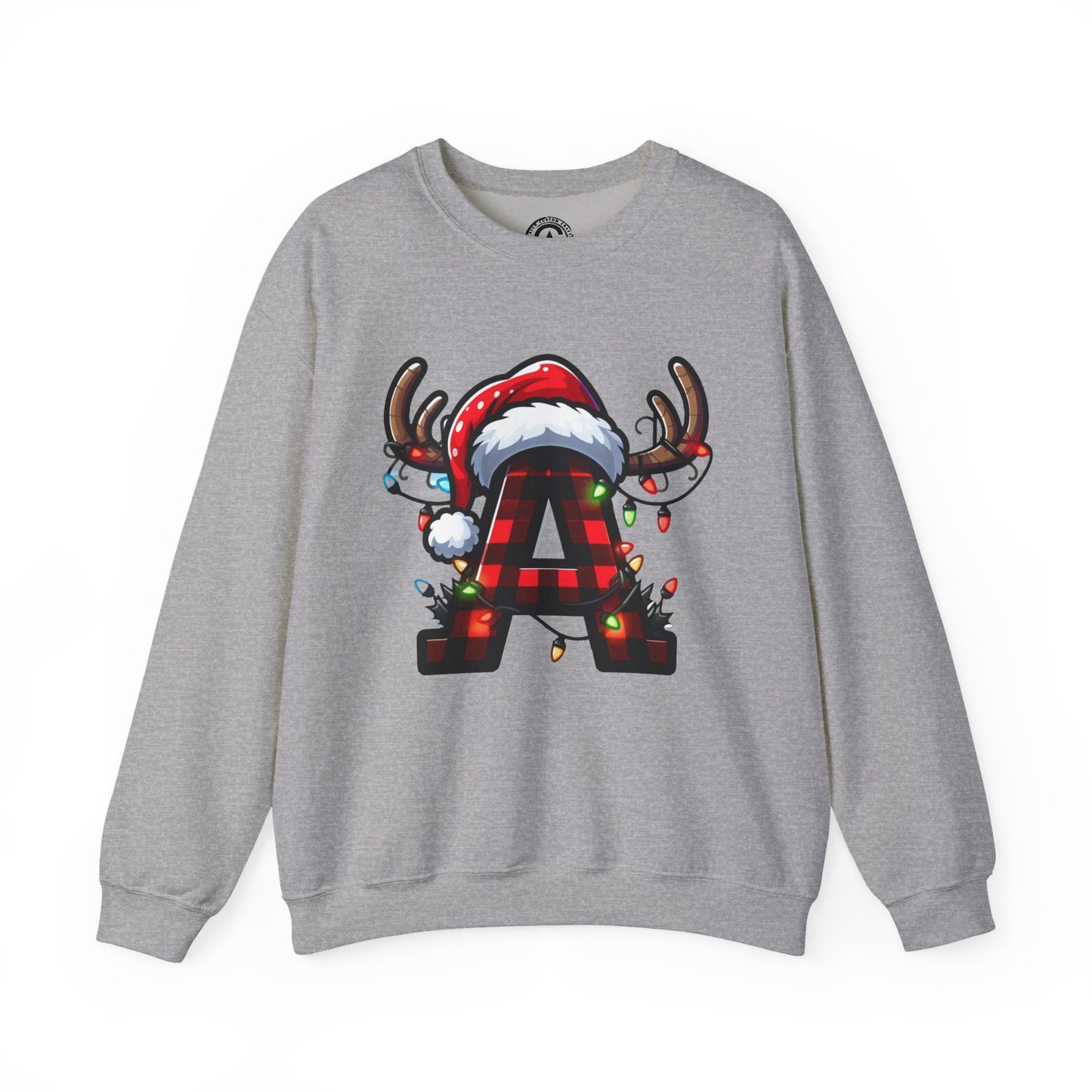 Festive Monogram A Christmas Sweatshirt, Cozy Holiday Crewneck, Personalized Gift for Him/Her, Perfect for Winter Celebrations, Family [...]