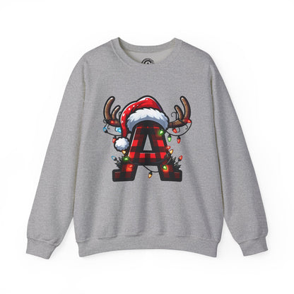 Festive Monogram A Christmas Sweatshirt, Cozy Holiday Crewneck, Personalized Gift for Him/Her, Perfect for Winter Celebrations, Family [...]