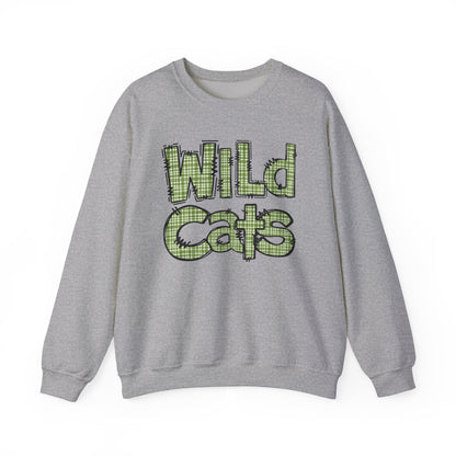Wild Cats Crewneck Sweatshirt, Cozy Unisex Sweatshirt, Perfect Gift for Birthdays, Casual Wear, Wildcat Theme Apparel, Walker, La WHS, WJH