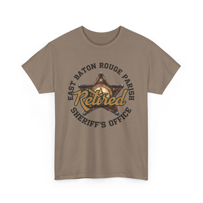 EBRSO Retired Sheriff Heavy Cotton Tee, Unisex Tee, Law Enforcement Gift, Retirement Celebration T-shirt