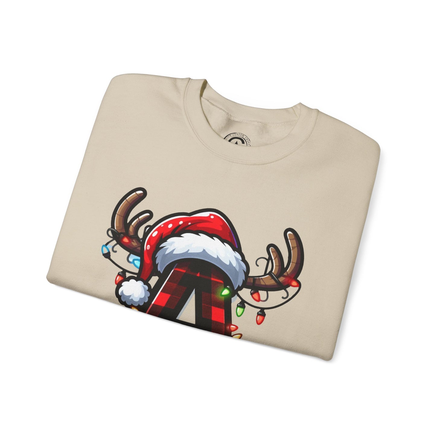 Festive Monogram A Christmas Sweatshirt, Cozy Holiday Crewneck, Personalized Gift for Him/Her, Perfect for Winter Celebrations, Family [...]