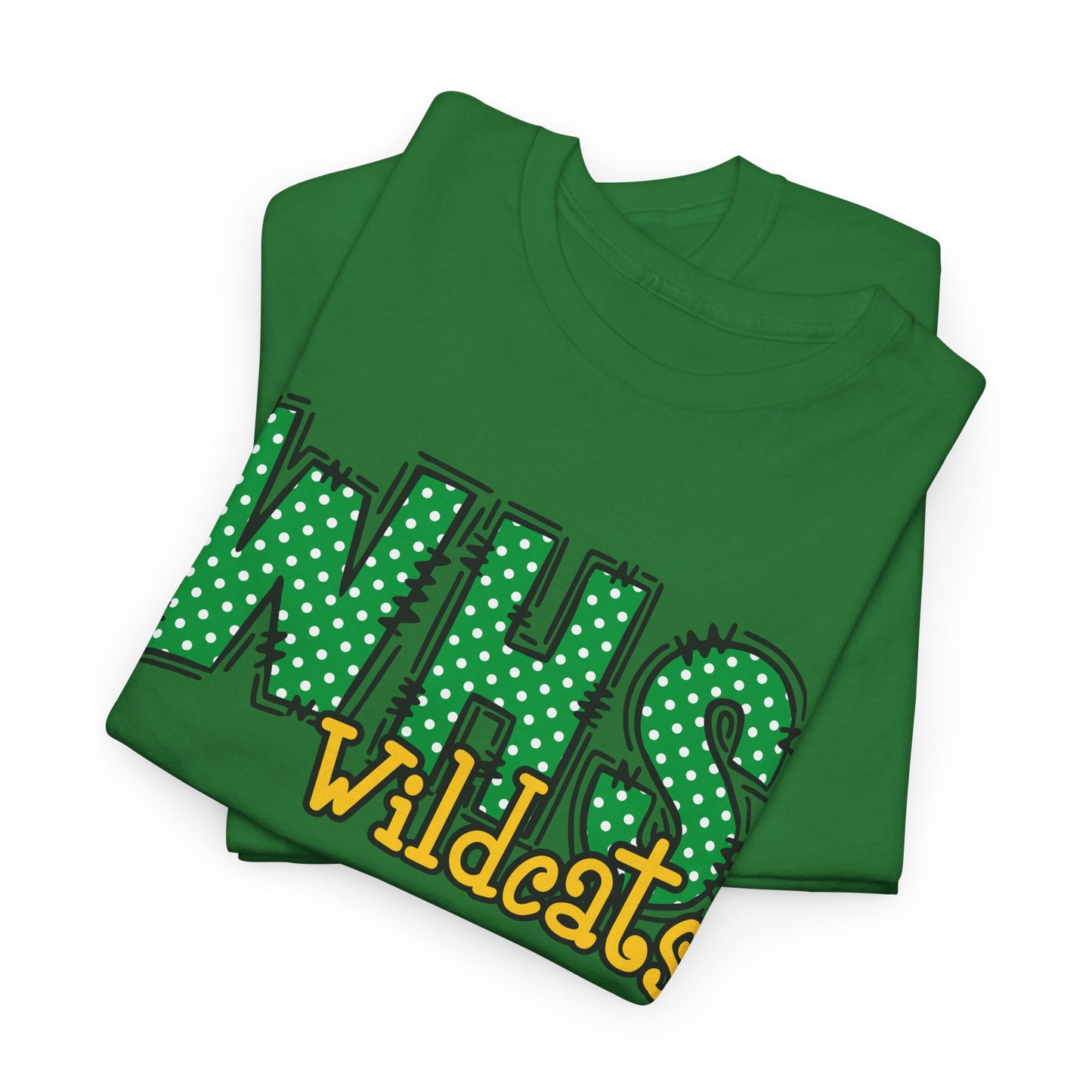WHS Wildcats Unisex Heavy Cotton Tee | School Spirit Shirt, Team Apparel, Graphic Tee, Casual Wear, Gift for Students