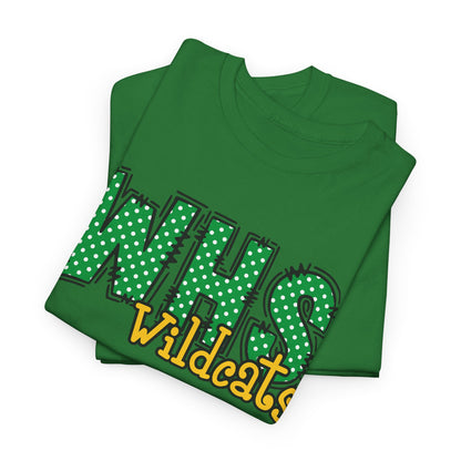 WHS Wildcats Unisex Heavy Cotton Tee | School Spirit Shirt, Team Apparel, Graphic Tee, Casual Wear, Gift for Students