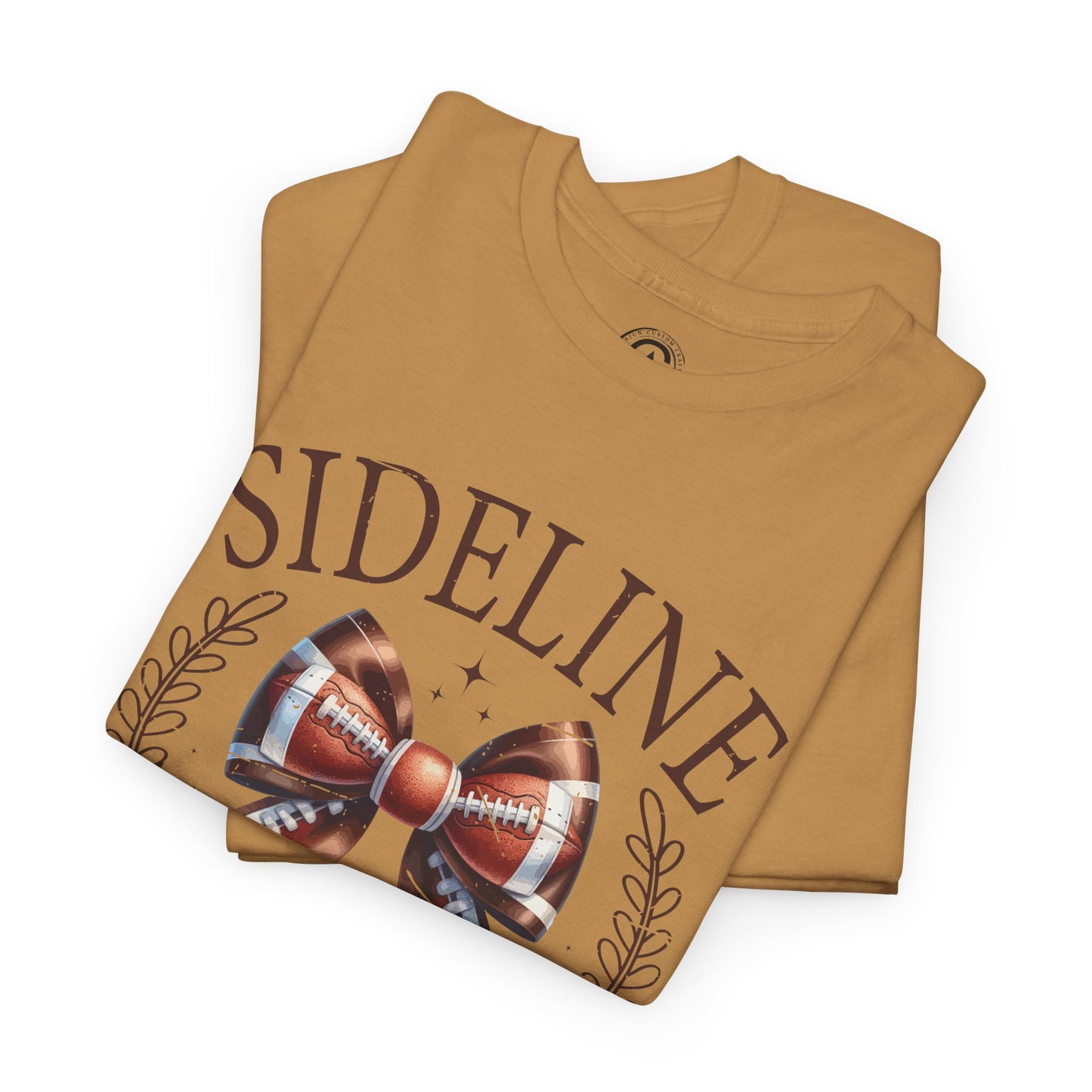 Sideline Social Club Tee, Unisex Heavy Cotton Shirt, Perfect for Game Days, Sports Fans, Casual Wear, Unique Gift Idea, Football