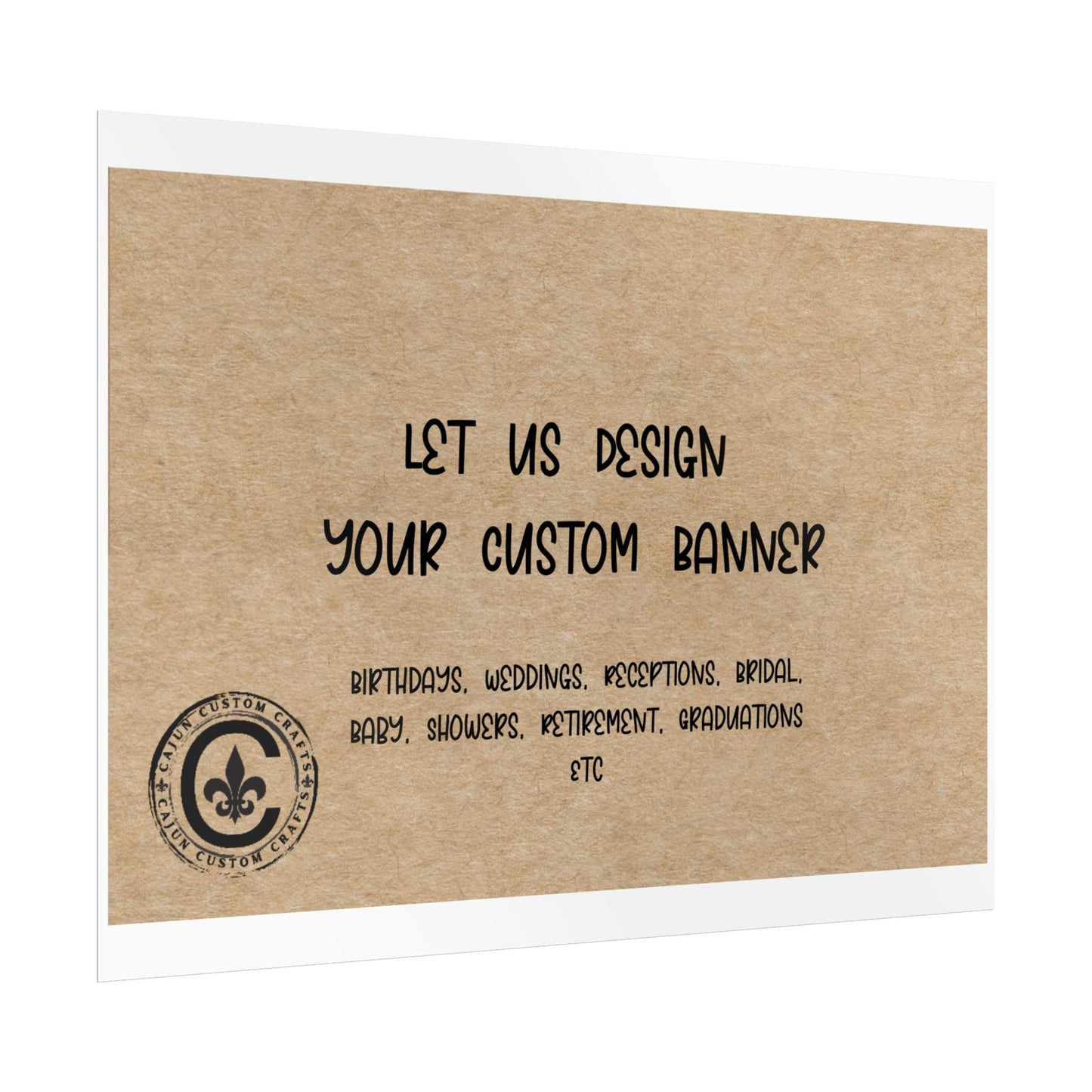 Personalized Rolled Banners for Weddings, Birthdays, Graduations, Celebrations, Unique Event Decor