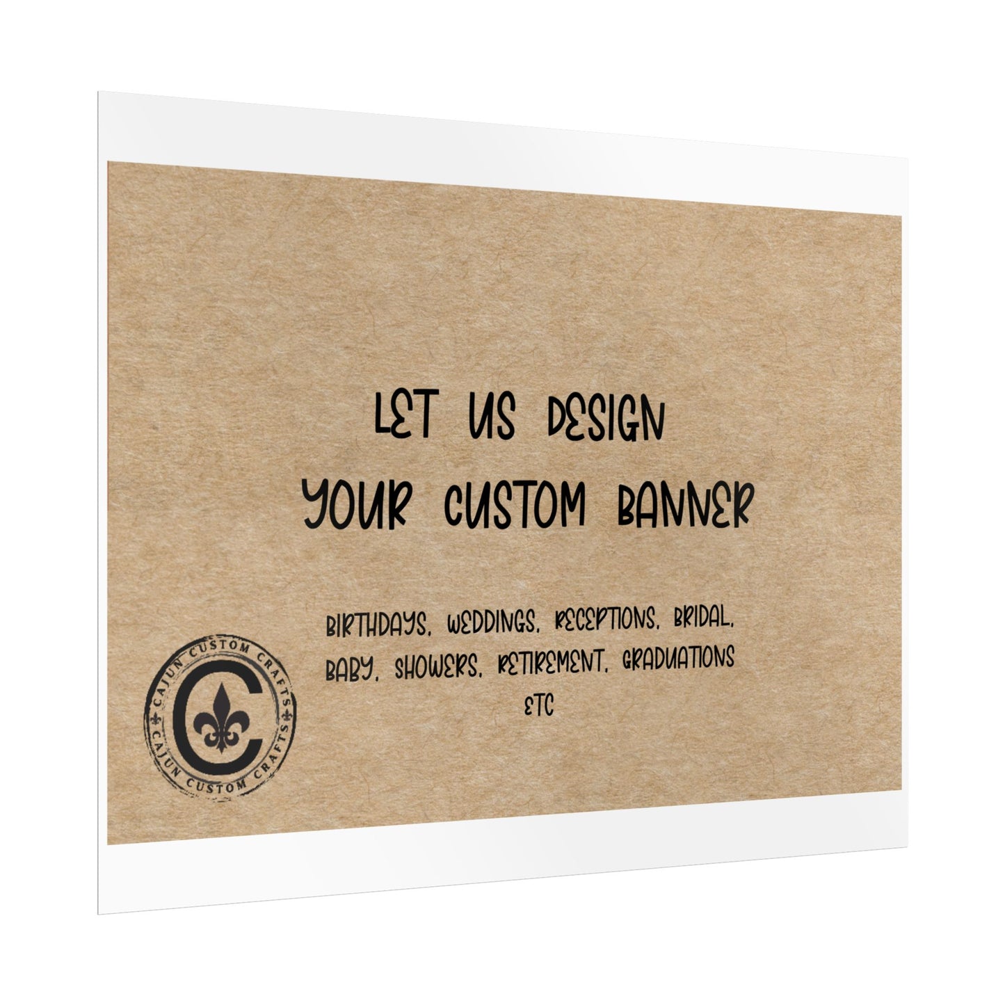 Personalized Rolled Banners for Weddings, Birthdays, Graduations, Celebrations, Unique Event Decor