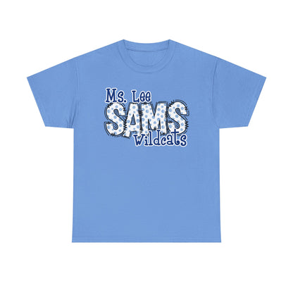 Personalized, SAMS Wildcats, Whimsical on a Unisex Tshirt, St Amant Middle School