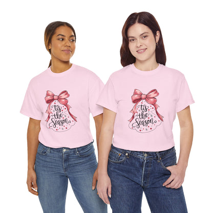 Festive Holiday T-Shirt: 'Tis the Season Tee, Christmas Gift, Family Gatherings, Winter Celebrations, Casual Holiday Wear