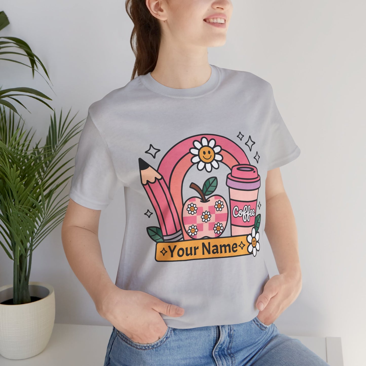 Personalized Teacher Tee, Gift for Educators, Back to School
