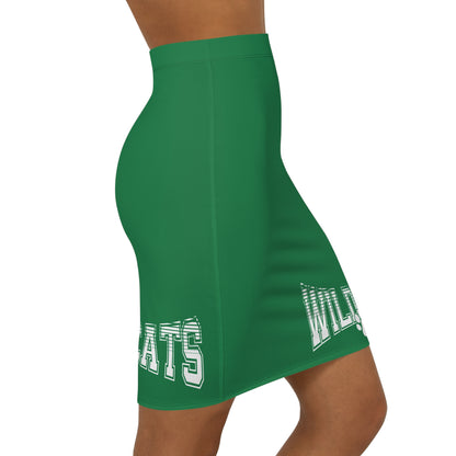 Wildcats Women's Pencil Skirt, Stylish Skirt, Fun Night Out, Go Cats Go