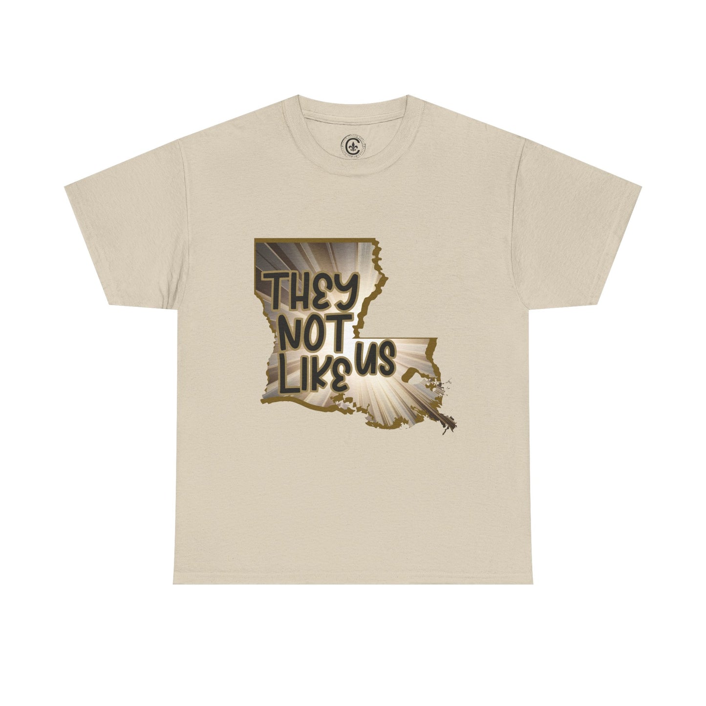Louisiana Pride Unisex Heavy Cotton Tee | They Not Like Us, Southern Statement Shirt, Gift for Locals, Casual Wear, Streetwear