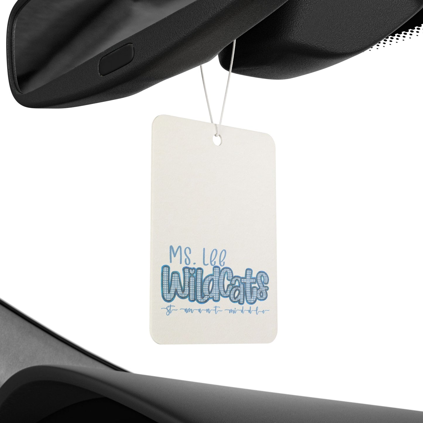 Personalized, St Amant Middle Wildcats Car Air Freshener with Custom Design, Cute Home Fragrance Tag, Unique Gift for Car Lovers,