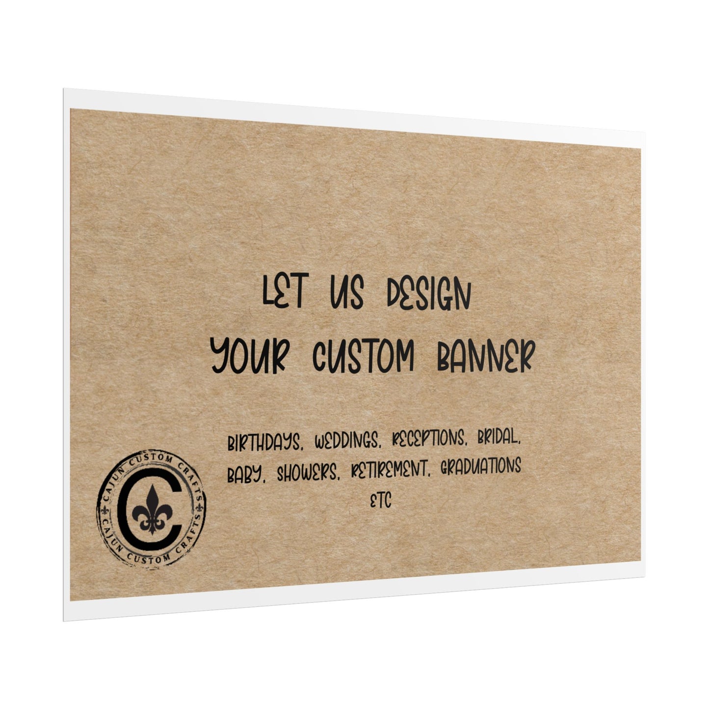 Personalized Rolled Banners for Weddings, Birthdays, Graduations, Celebrations, Unique Event Decor