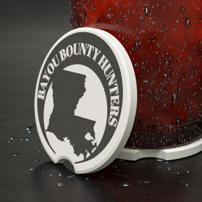 Bayou Bounty Hunters Coasters, Car Coasters, Louisiana Gifts, Custom Car Accessories, Home Decor, Auto Interior Decor