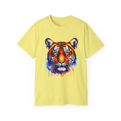 LSU Gold Day, Colorful Tiger Head Football Tee, Cute Football T-Shirt, Gift for Sports Lovers, Unique Football Apparel, Casual Everyday Wear