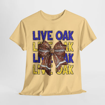 Live Oak Eagles Football Tee, Unisex Cotton Shirt, Sports Fan Apparel, Game Day Outfit, Team Spirit Clothing