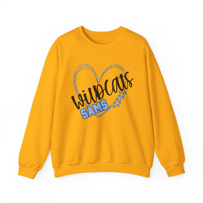SAMS Wildcats Crewneck Sweatshirt with Heart Design, Comfortable Unisex Sweatshirt, Perfect Gift for School Spirit, Cozy Casual Wear, Great [...]