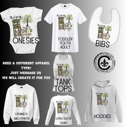 My Family Tree has a Deer Stand in it