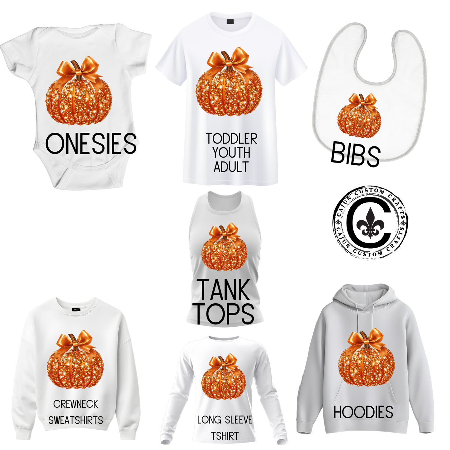 Orange, Glitter, Glitzy Pumpkin