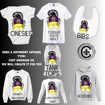 Messy Mom Bun, Cap and sunglasses, Denham Springs