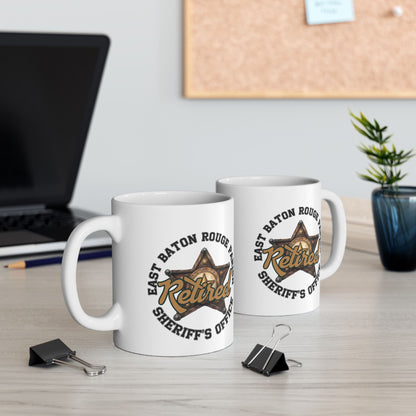 EBRSO Retired Deputy,  Custom Ceramic Mug, Sheriff Office Coffee Cup, Law Enforcement Gifts, Personalized Mug for Deputies, Unique Gift for Holidays