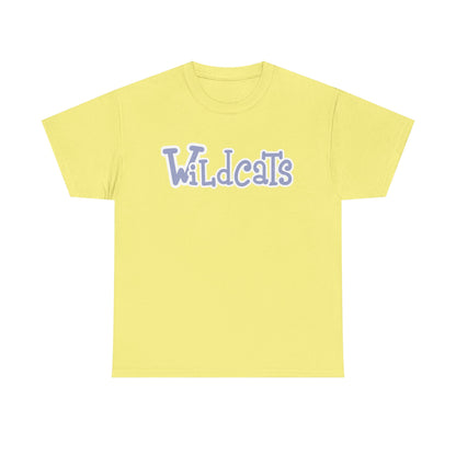 Blue Wildcats Unisex Tee, Cute Cotton Shirt, School Spirit Apparel