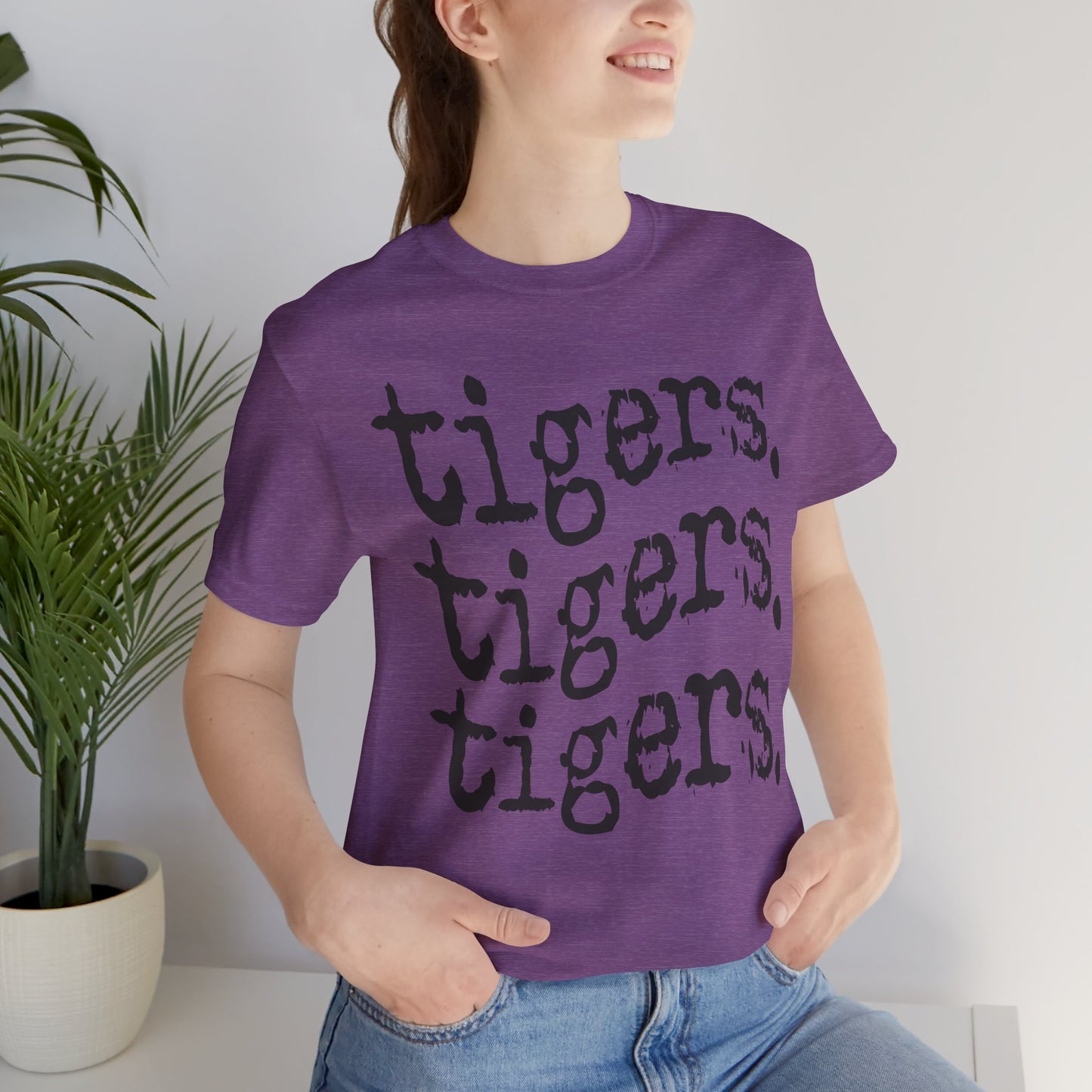Tigers, Stacked, Tshirt, Unisex, Period, LSU