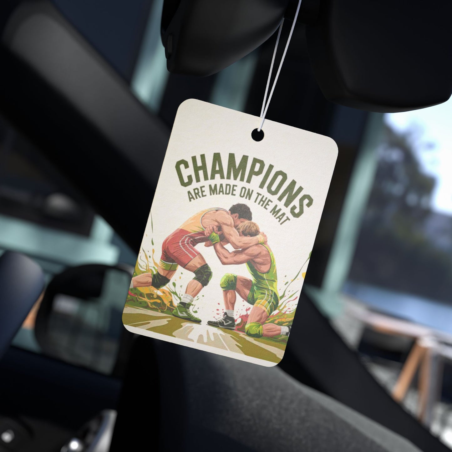 Champion's Car Air Freshener - Perfect for Athletes and Sports Lovers, Motivational Gift, Home Fragrance, Unique Decoration, Sports [...]