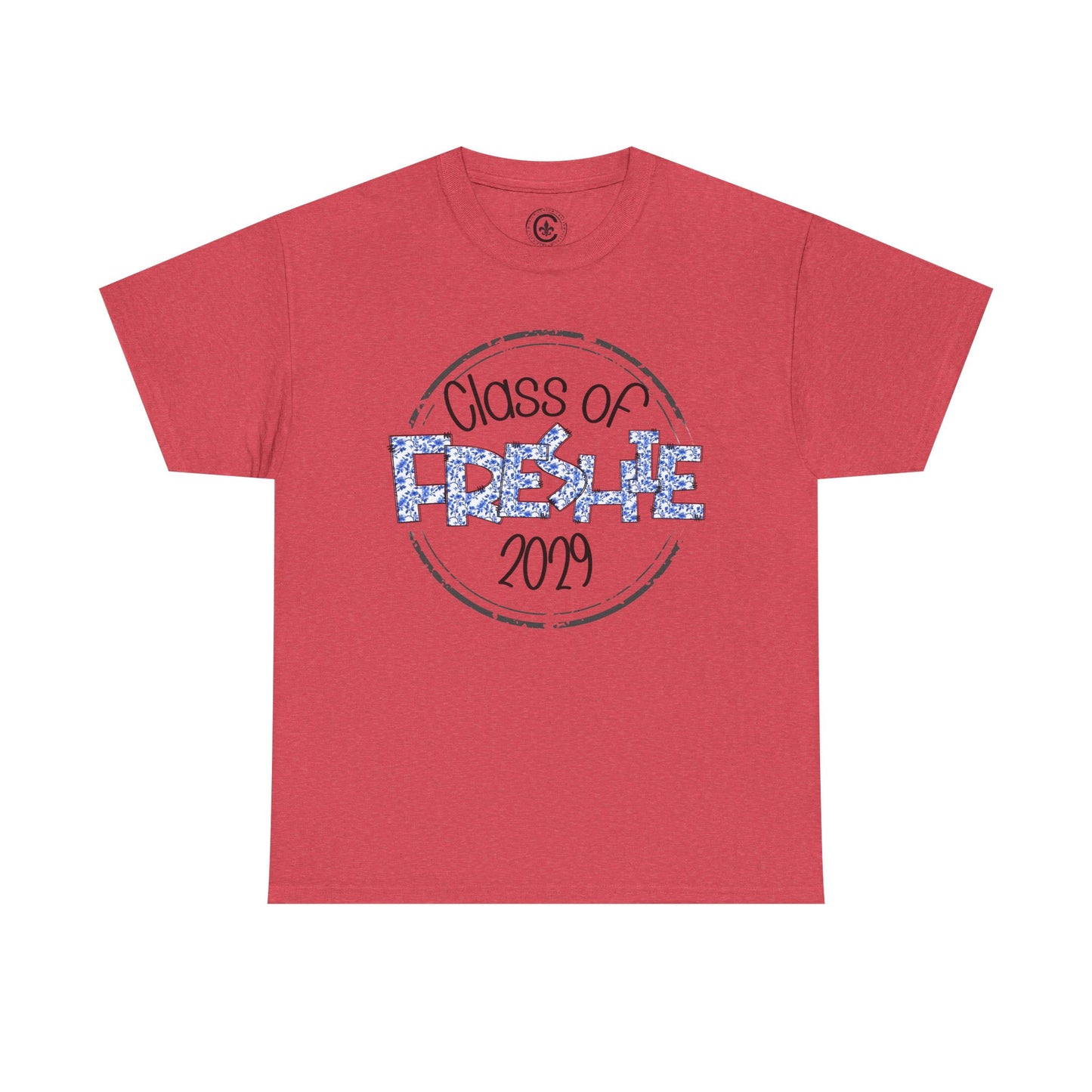 Freshie Class of 2029 Heavy Cotton Tee, Graduation Shirt, Unisex T-Shirt, School Spirit Wear, Freshman Celebration