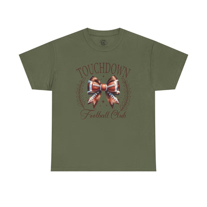 Touchdown Football Club Unisex Cotton Tee - Perfect for Game Day, Sports Fans, Gifts for Coaches, Tailgating, Football Season