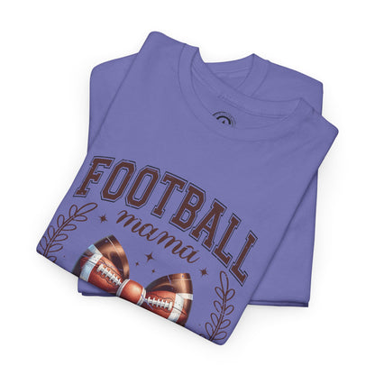 Football Mama Tee - Unisex Heavy Cotton T-Shirt, Sports Mom Gift, Game Day Apparel, Tailgate Outfit, Birthday Present