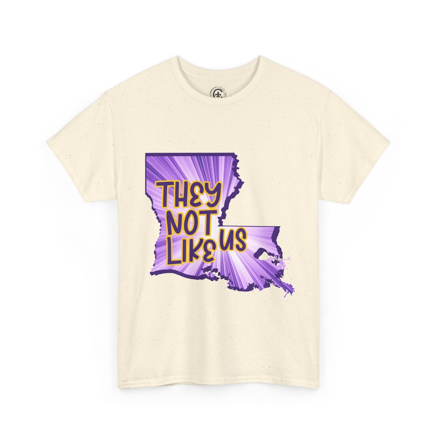 Louisiana Pride Unisex Heavy Cotton Tee | They Not Like Us, Southern Statement Shirt, Gift for Locals, Casual Wear, Streetwear