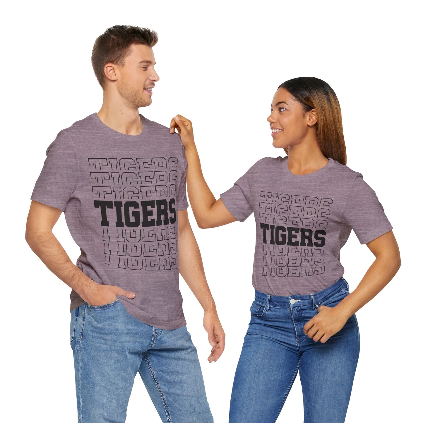 His or Hers Tigers Graphic Tee, Casual Wear, LSU, Baton Rouge