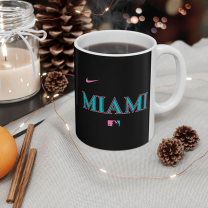 Miami Rec Baseball, Perfect for Coffee Lovers, Gift Idea for Sports Fans, Home Decor, Travel Mug,