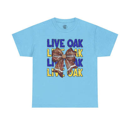 Live Oak Eagles Football Tee, Unisex Cotton Shirt, Sports Fan Apparel, Game Day Outfit, Team Spirit Clothing