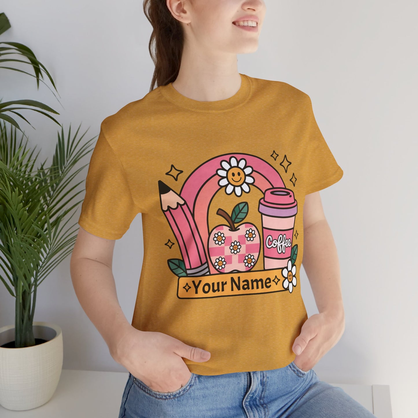 Personalized Teacher Tee, Gift for Educators, Back to School