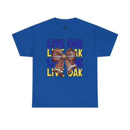 Live Oak Eagles Football Tee, Unisex Cotton Shirt, Sports Fan Apparel, Game Day Outfit, Team Spirit Clothing