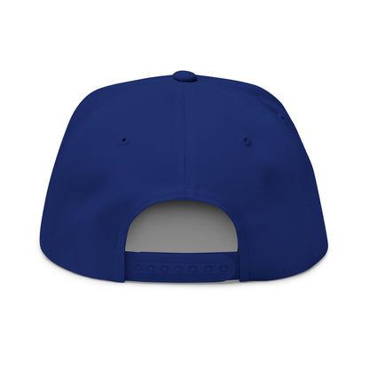 Upside down Eagles, Embroidered Flat Bill Cap, Trendy Baseball Hat, Casual Streetwear Cap, Gift for Sports Fans, Unique Headwear