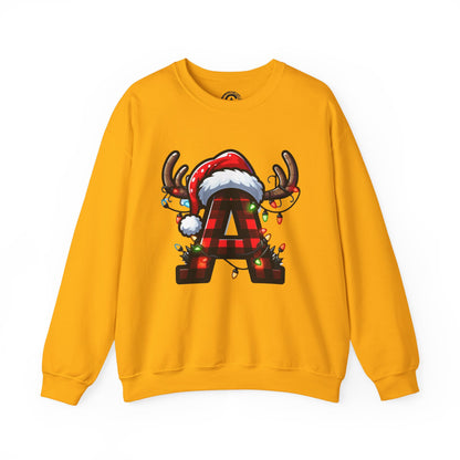 Festive Monogram A Christmas Sweatshirt, Cozy Holiday Crewneck, Personalized Gift for Him/Her, Perfect for Winter Celebrations, Family [...]