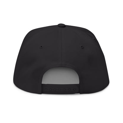 Tigers Embroidered Flat Bill Cap with 'TIGERS' Design, Trendy Snapback Hat, Sports Fan Gear, Casual Wear, Unique Gift for Him/Her