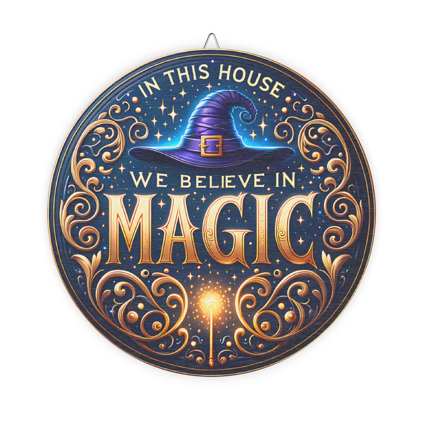 Halloween Welcome wooden door sign, mantle, entry table, decor, Magic, Witch Hat, Spells