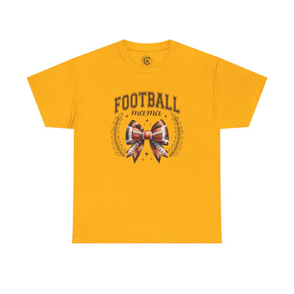 Football Mama Tee - Unisex Heavy Cotton T-Shirt, Sports Mom Gift, Game Day Apparel, Tailgate Outfit, Birthday Present