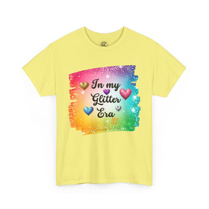 In My Glitter Era Tee - Unisex Heavy Cotton T-Shirt, Perfect for Celebrations, Pride Events, Birthday Gifts, Casual Wear, Colorful Fashion