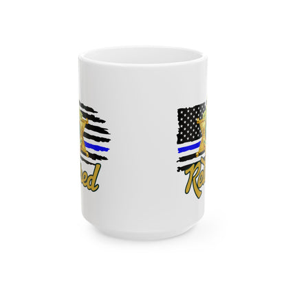 EBRSO Badge, Retired Deputy,  Custom Ceramic Mug, Sheriff Office Coffee Cup, Law Enforcement Gifts, Personalized Mug for Deputies, Unique Gift for Holidays