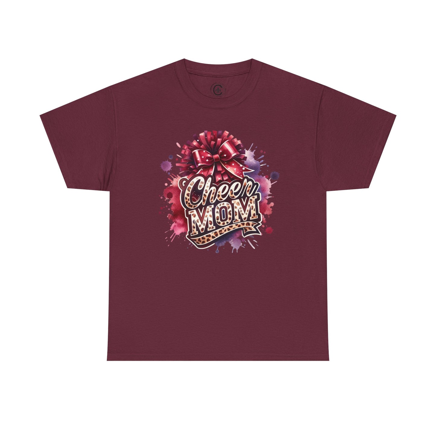 Cheer Mom Unisex Heavy Cotton Tee | Cheerleading Gift, Sports Apparel, Team Spirit Shirt, Mom T-Shirt, Game Day Outfit