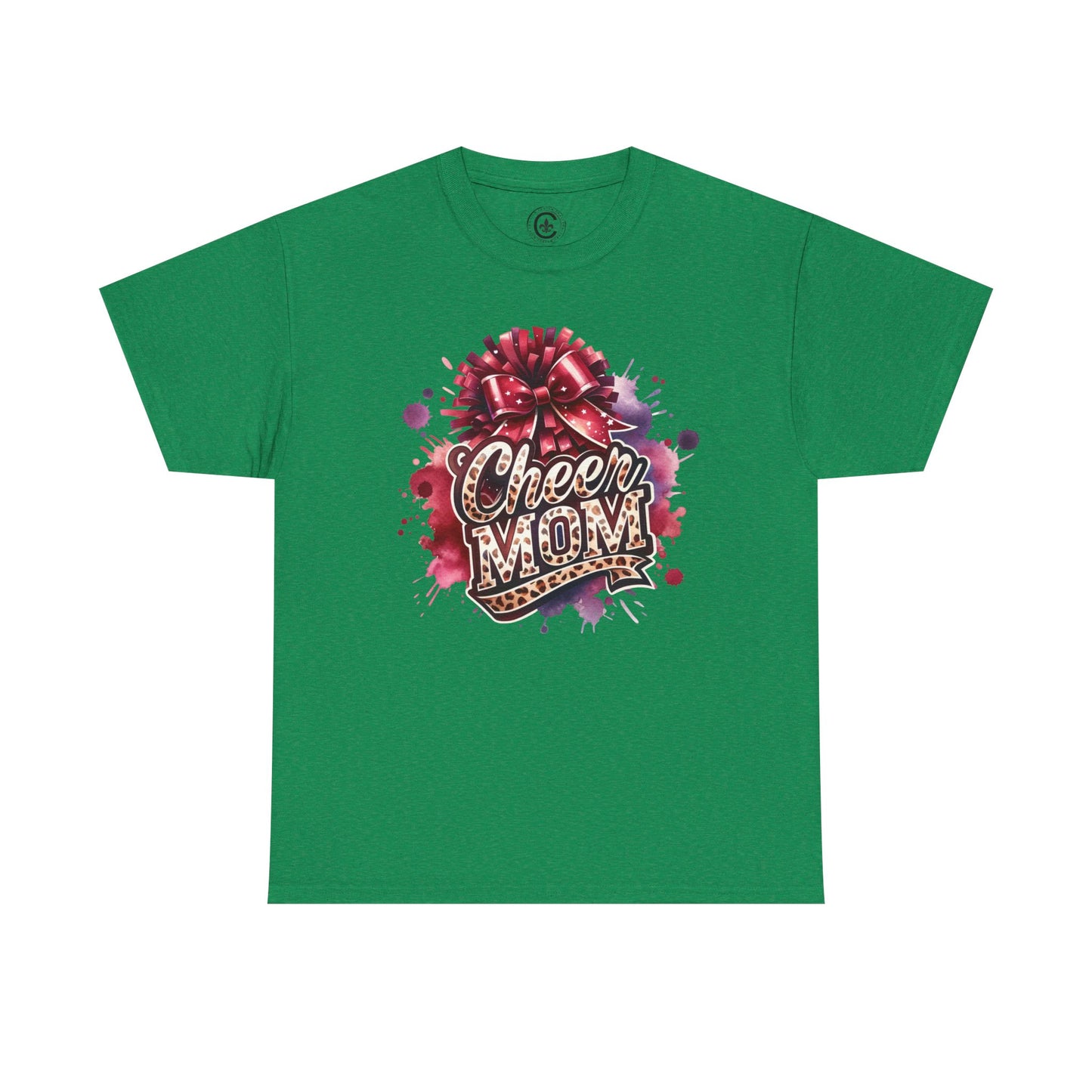 Cheer Mom Unisex Heavy Cotton Tee | Cheerleading Gift, Sports Apparel, Team Spirit Shirt, Mom T-Shirt, Game Day Outfit