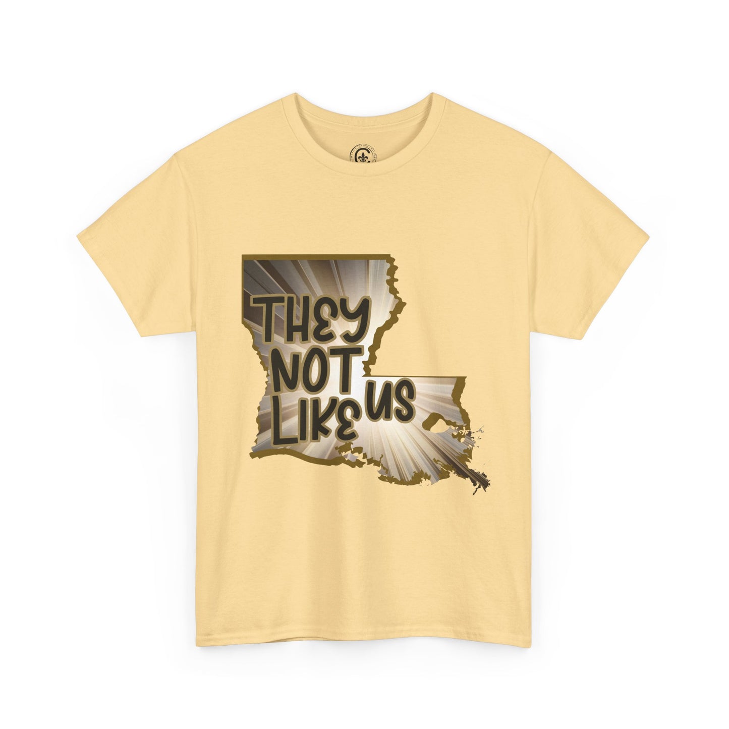 Louisiana Pride Unisex Heavy Cotton Tee | They Not Like Us, Southern Statement Shirt, Gift for Locals, Casual Wear, Streetwear